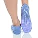 Great Soles Ombre and Leopard Print Non Skid Socks for Women - Non Slip Grip Yoga Socks for Pilates, Barre, Ballet