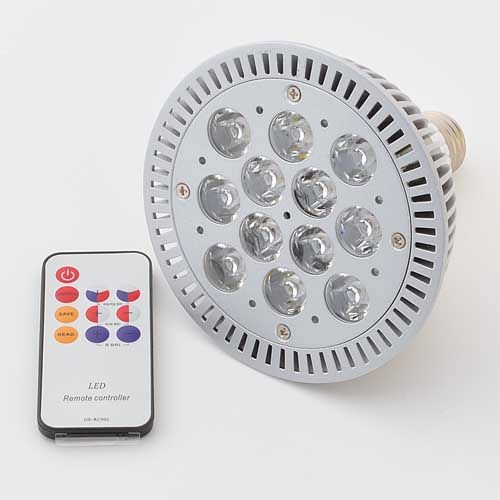 LED Wholesalers High Power 12 Watt PAR38 Dimmable 660nm RED and 450 nm Blue LED Grow Light, x1325RB