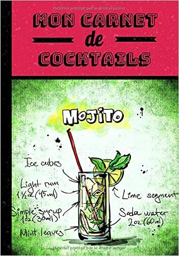 Mon Carnet De Cocktails Mojito Carnet Pour Ecrire Vos Meilleures
