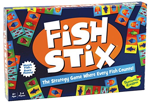 Peaceable Kingdom Award Winning Fish Stix - The Kids' Game Where Every Fish Counts