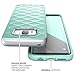 Clayco Galaxy S8+ Plus Case, [Helios Series] Premium Hybrid Protective Case for Samsung Galaxy S8+ (Green/Silver)