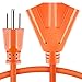 Extension Cord with 3 Outlet (6FT), Fosmon UL Listed 16/3 SJTW 16AWG 125V 13A 1625Watt Grounded Durable Outdoor Extension Power Cord - Orange
