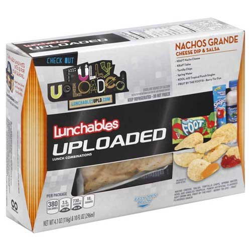 Lunchable Single Serve Nacho Convenience Meal, 14.1 Ounce -- 6 per case.