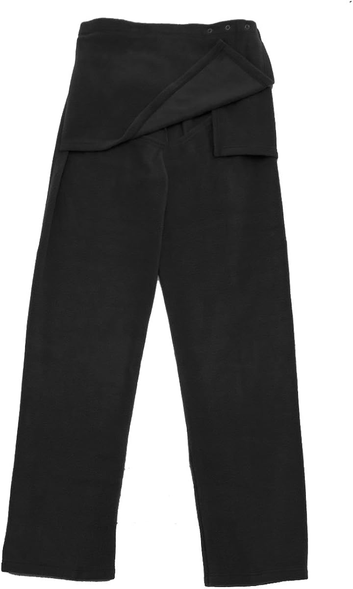 Silverts Disabled Elderly Needs Mens Adaptive Open Back Polar Fleece