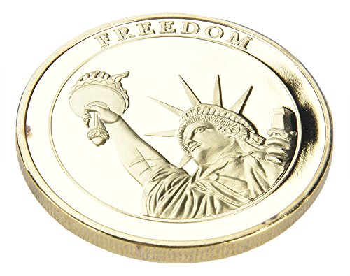 Gogoforward Golden Statue of Liberty 911 Commemorative Coin Collectible Gift
