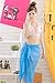 Ayliss Womens Swimwear Chiffon Cover up Solid Color Beach Sarong Swimsuit Wrap,Blue