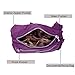 STUOYE Nylon Crossbody Bag for Women with Purse Bag Travel Shoulder handbags Black