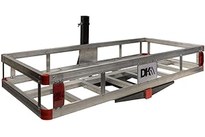 DETAIL K2 DK2 Hitch Mounted Cargo Carrier | Aluminum Construction | Corrosion Resistant | Anti-Wobble | HCC502A | 500 lb. Carrying Capacity with Class III or IV Hitch | Fits Any 2" Receiver | Fold Up Design
