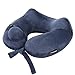 Inflatable Travel Pillow,NeckWell Travel Pillow Pump with Sleep Mask & Ear Buds,Perfect for Airplane Car Office Camping - Blue