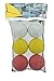 SWAGA - MULTI-COLORED 100% RUBBER - Lacrosse Balls NOCSAE - NCAA- NFHS OFFICIAL CERTIFIED - 6 LACROSSE BALLS (Red Yellow & White, )