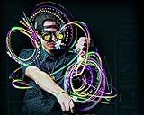 GloFX 2-LED Lux 360 Orbit 2.0 - Light Orbit Rave Orbital Round Circle - Zero Rattle