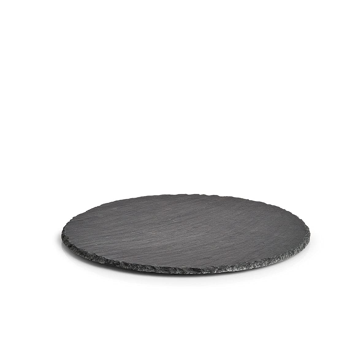 Zeller 24512 Serving Plate Round Slate Diameter 30 x 0.4-0.6 cm
