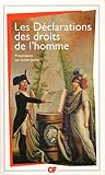 Les Déclarations des droits de l'homme (GF) (French Edition) by 