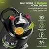 HadinEEon-Blender-Smoothie-Makers-Stainless-Steel-350W-3-Mode-Smoothie-Blender-Mixer-Personal-Blender-w-2-of-600ml-BPA-free-Tritan-Bottles-Silver HadinEEon Blender Smoothie Makers, Stainless Steel 350W 3-Mode Smoothie Blender Mixer Personal Blender w/ 2 of 600ml BPA-free Tritan Bottles, Silver