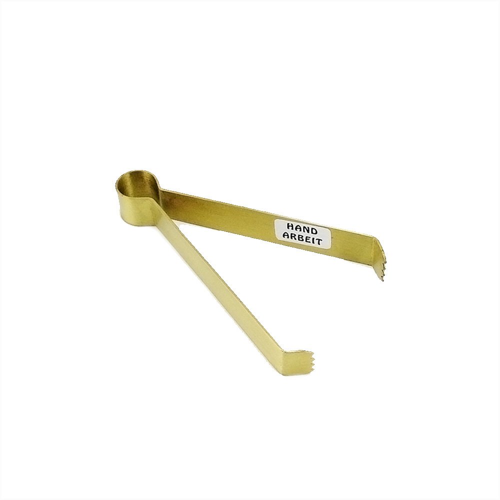 NKlaus Tongs Incense Tongs 12cm Brass Handwork for Incense 2944