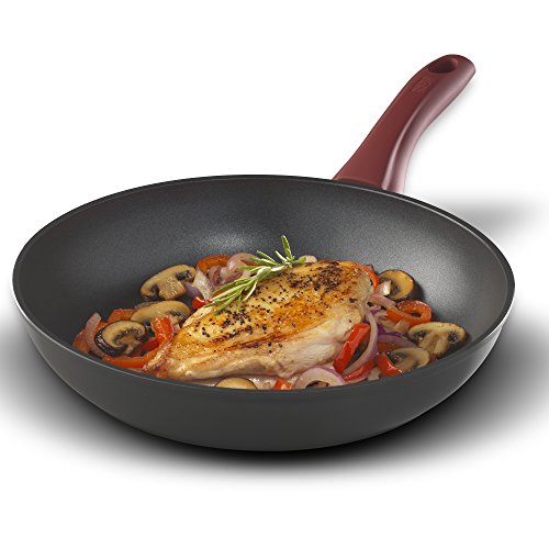 Bialetti Italian, 10", NonStick Saute Pan, 10 inch, Simply Red