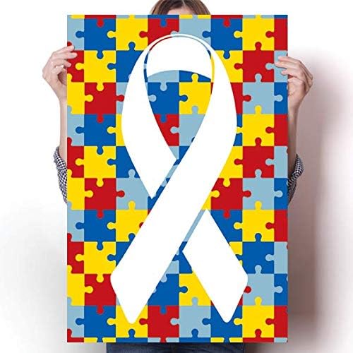 Amazon Com Inspired Posters Autism Awareness Puzzle Pieces