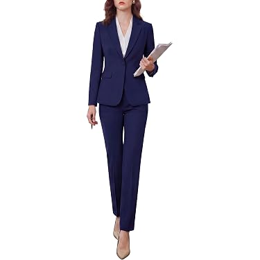 knee length dresses for ladies White Business Suit Women Professional main image 0