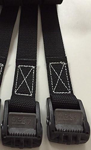 SECULOK 3.9ft Braided Rope Lanyard with Snap Hooks and Carabiner PLB1EBHNAL001