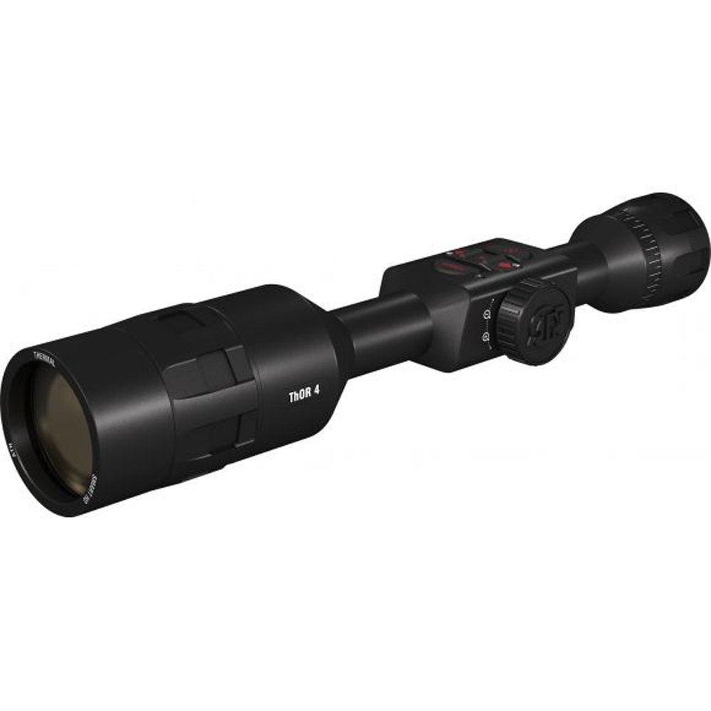 ATN Thor 4 7-28x, 384x288, mira térmica para rifle con sensor ultrasensible de próxima generación, WiFi, estabilización de imagen, telémetro, calculadora balística y aplicaciones para iOS y Android