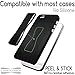 LoveHandle Universal Grip for Most Smartphones, Mini Tablets and Cases, Grey Colored Base with Black Elastic Strap, LH-01Grey