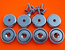 8Pc Super Strong 90 lbs Neodymium Cup Magnet 1.26
