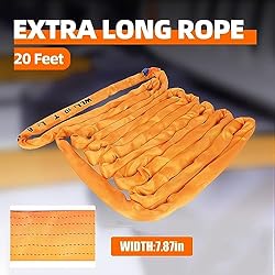 FAHKNS 20' Polyester Round Sling Endless Lifting