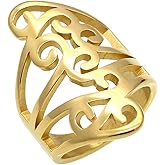 Jude Jewelers Stainless Steel Braided Knot Waved Chunky Style Wedding Engagement Promise Cocktail Party Ring