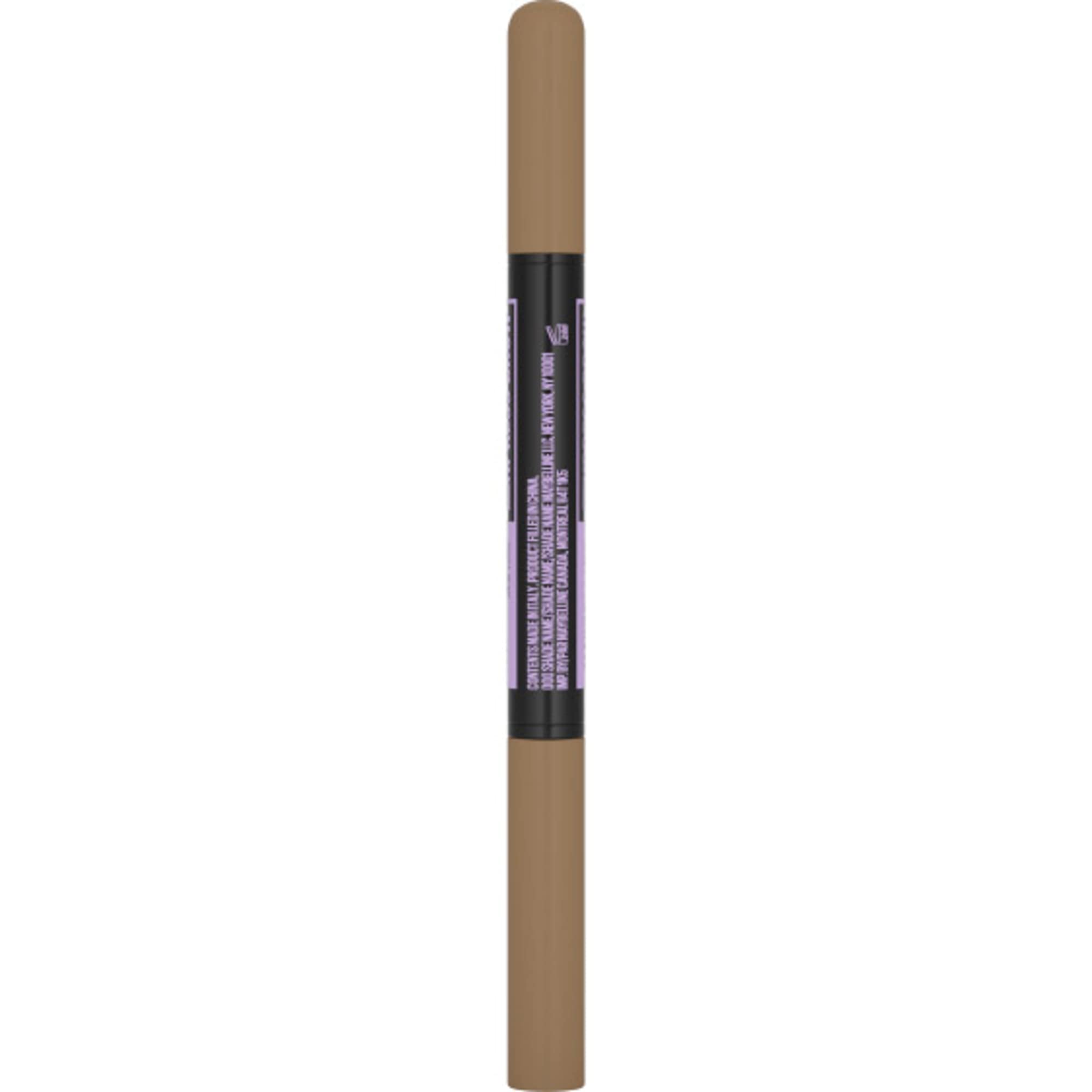 Maybelline Express Brow 2-In-1 Pencil and Powder Eyebrow Makeup, Blonde, 1 Count
