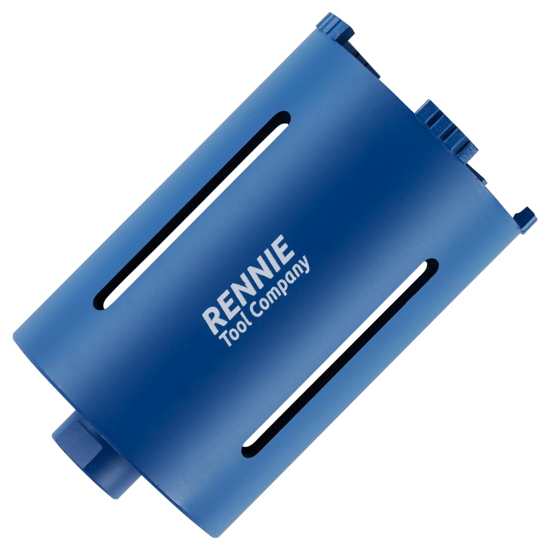 107mm x 150mm Long Diamond Core Drill Bit. To Be Used In Concrete Masonry Brick Block Stone Granite. Diamond Drill Bit Core Drill. 1/2" BSP Thread. For Wet Or Dry Drilling