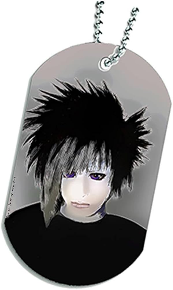 Amazon Com Anime Emo Girl Dog Tag Necklace Jewelry