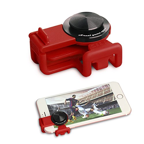 GEE•D J039 Mobile Game Joystick 360°Analog Stick Touch Screen Rocker Controller PUBG/Fortnite/Rules of Survival Gaming Joypad for iPhone Andriod Smartphone and Pad, RED GEE•D J039 Mobile Game Joystick 360°Analog Stick Touch Screen Rocker Controller PUBG/Fortnite/Rules of Survival Gaming Joypad for iPhone Andriod Smartphone and Pad, RED