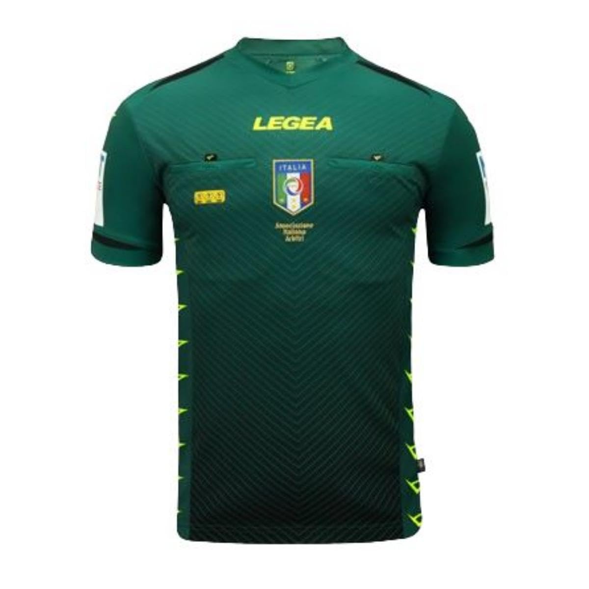 LEGEA, AIA REFEREE JERSEY MC 20-21, GREEN, M, Unisex