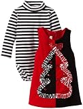 Bonnie Baby Baby Girls' Colorblock Tree Applique Corduroy Jumper