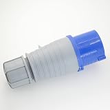 Casoter 16A 240V 3-Pin Weather Proof Industrial Plug ICE309-2 Dustproof view 8