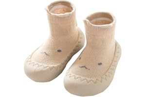 FABRST Baby Sock Shoes Toddler Boys Girls Non-Skid Floor Slipper Infants Breathable Lightwewight Non-Slip shoes for First-Walking
