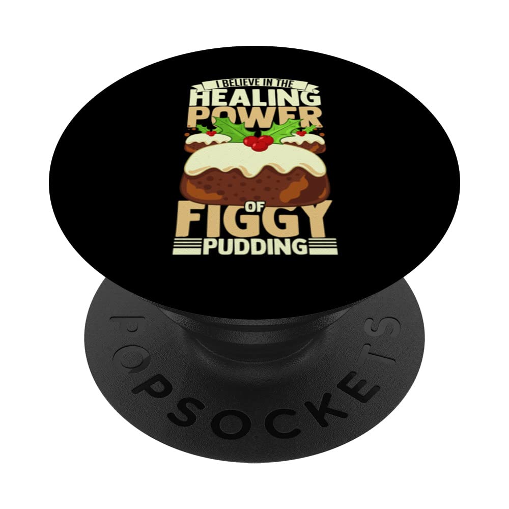 Figgy Pudding Christmas Dish Recipe Sweet Flavor PopSockets Swappable PopGrip