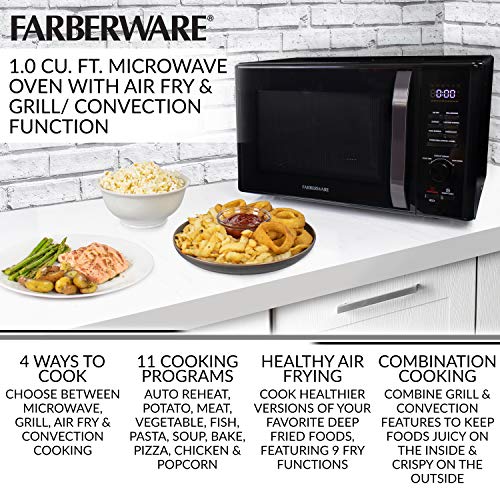 Farberware Black FMO10AHDBKC 1.0 Cu. Ft. 1000Watt Microwave Oven with