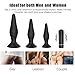 Vibrating Anal Trainer Set-Anal Plug Vibrator Male Prostate Massager Vibrating Butt Plug 3PCS Training Kit with 9 Vibration Modes USB Rechargeable, Anal Toys for Women and Men