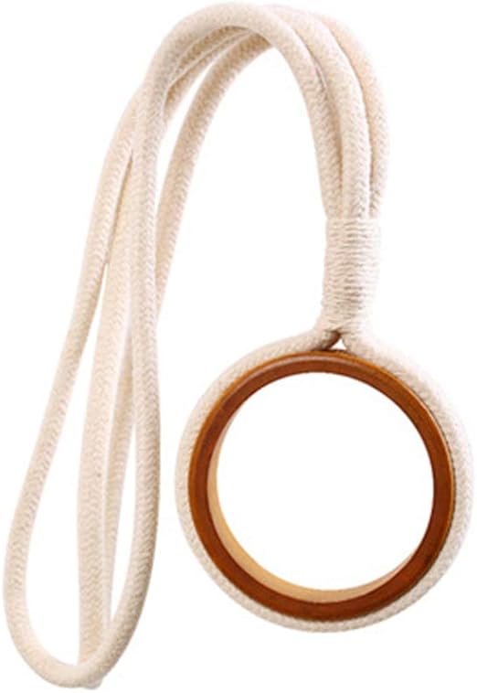 Amazon Com Yamalans 1pc Minimalism Wooden Ring Rope Window