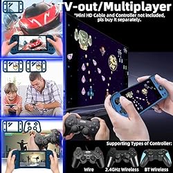 X55 Handheld Game Console 5.5-inch RK3566 5GWF BT
