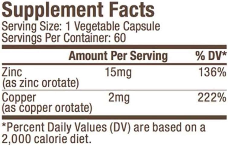 Bulletproof Zinc with Copper for Immune Support, Healthy Mood, Heart, and Hormone Balance, 60 Capsules: Health & Personal Care