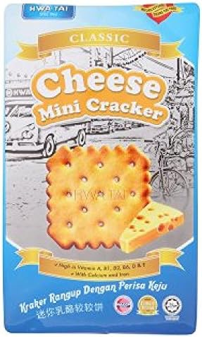 Hwa Tai Classic Cheese Mini Cracker 350g (6 Packs)