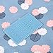 Multifunction Toiletry Cosmetic Bag Make up Kit Case Pouch Hanging Shaving Hook Travel Vacation Bathroom Organizer Carry On (Blue Flower)