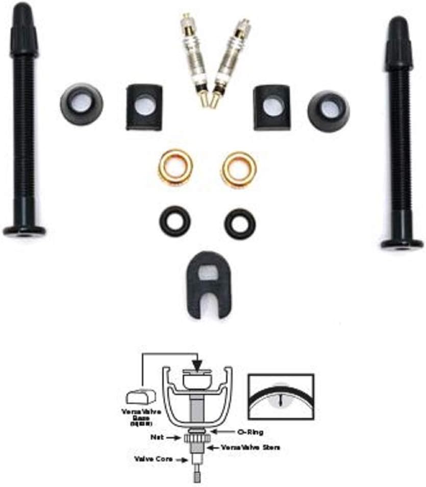 Orange Seal Cycling VersaValve Bicycle Valve Stem Kit