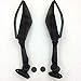 SMT-BlackRear View Left Right Mirrors Compatible With 2013 2014 2015 Kawasaki Ninja 300R EX300 ABS ZX6R 636 [B01A3TGW2C]