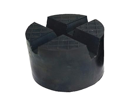 Gummiauflagen für Wagenheber in über 40 Varianten und Größen (Ø85x50mm 2xV-Nut/Waffel / Aussparung)