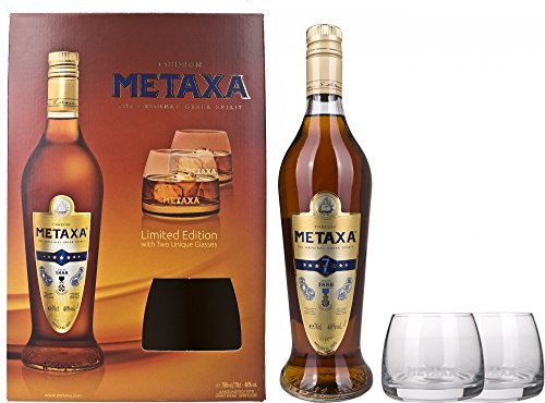 Metaxa 7x0.7 l 40% +2ks sklo/1 21% (5202795160241)