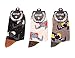 EBMORE Womens Girls Wool Novelty Socks Cabin Cute Animal Cartoon Funny Casual Soft Cotton Socks 3 Pack (Beige (3 Pairs))
