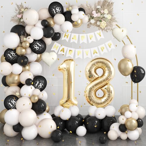 18th Birthday Balloon Arch Garland Kit